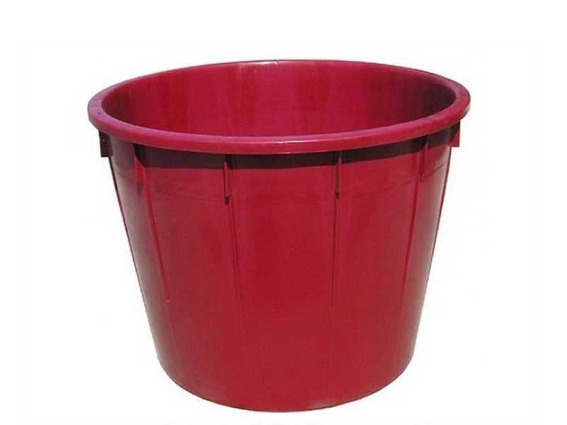 Cada pentru vin fara capac  700 L 120x77H cm (rosie)  STP