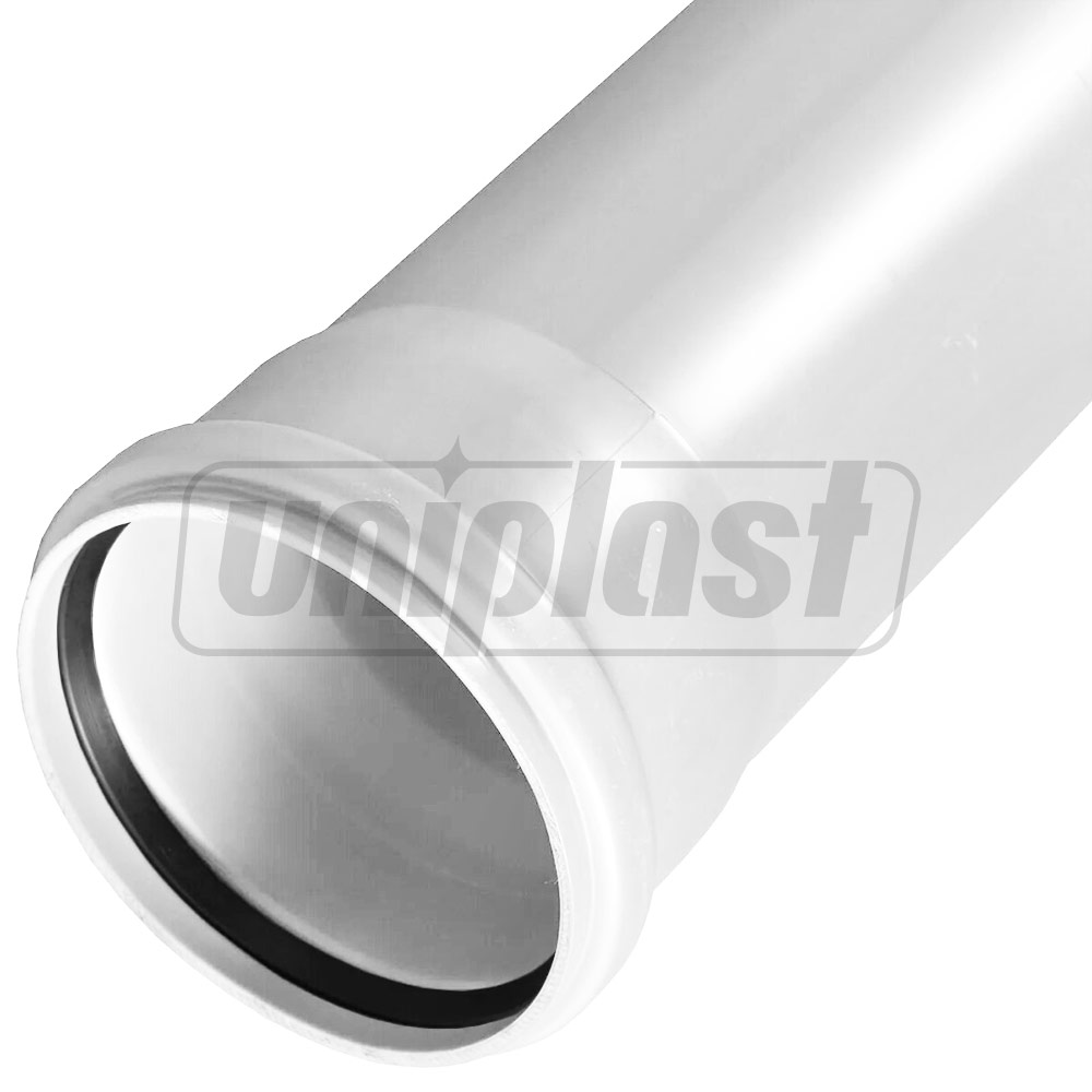 Teava PVC D.110 L=1 m / 3.2 mm (alba)  EGEPLAST