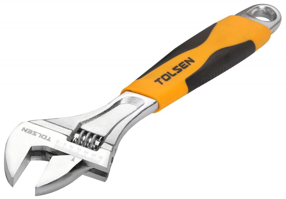 Cheie reglabila 200 mm 8" (desc. max 24 mm, 15/16") cromat  TOLSEN