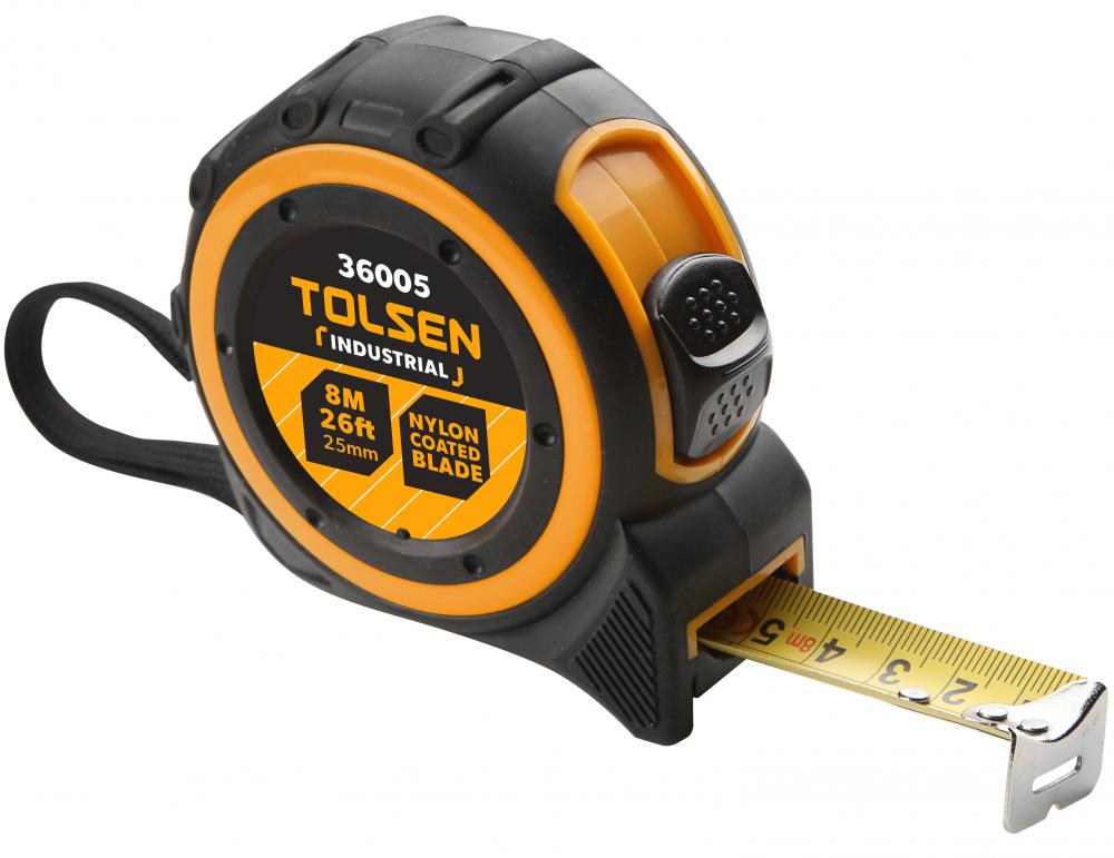 Ruleta de masurat 5 m x 25 mm (ERGO) Industrial  TOLSEN