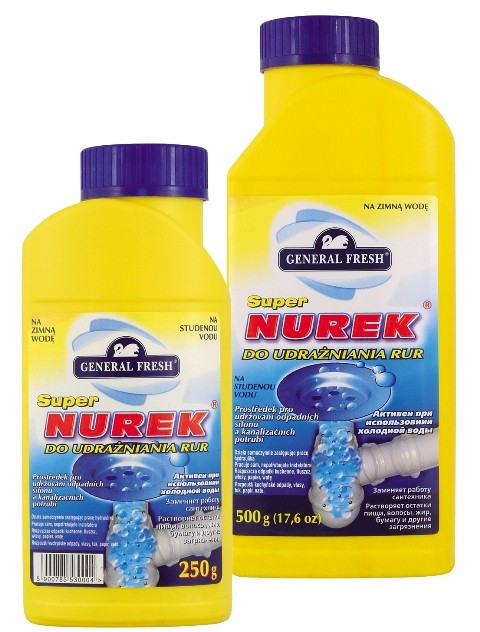 Средство для чистки канализационных труб,  250 г Nurek