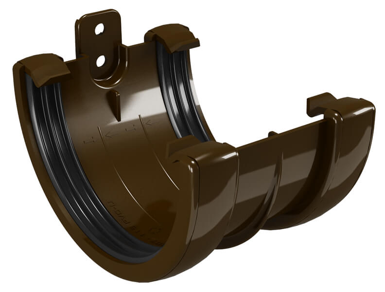 Imbinare pentru jgheab DN120 Devorex maro