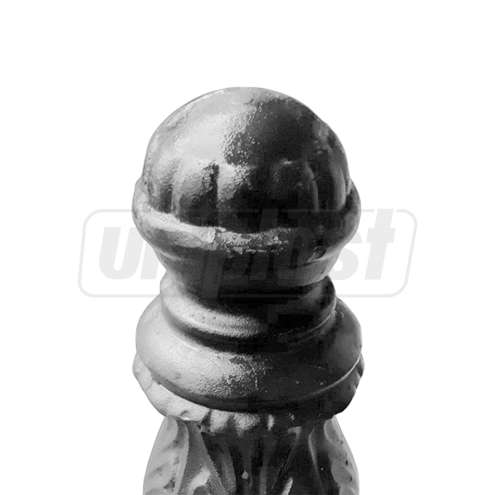 Stalp delimitator din fonta cu talpa H=48.5 cm / baza talpei 24.5 cm