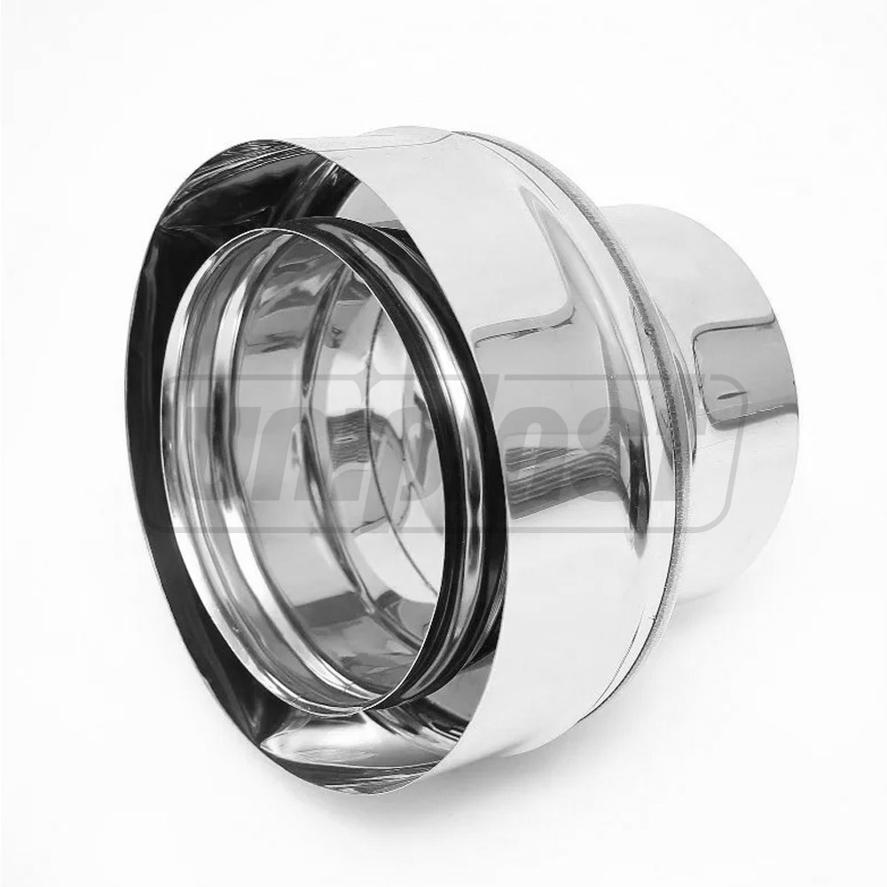 Reductie pentru cos fum sandwish D.150 x 210 0.5 mm  FERRUM f3708