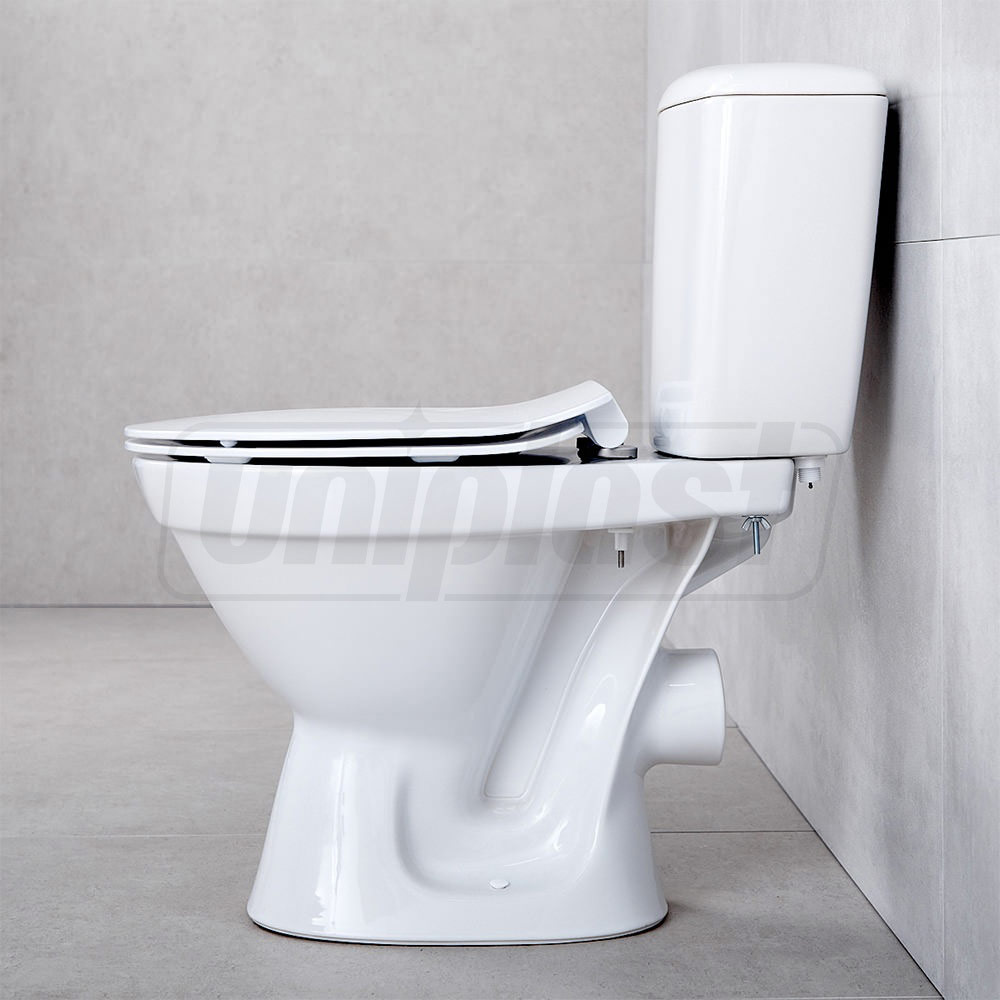 Compact 3-5 L cu alimentare inferioara Cersania Simple On Slim cu capac duroplast 103889  CERSANIT