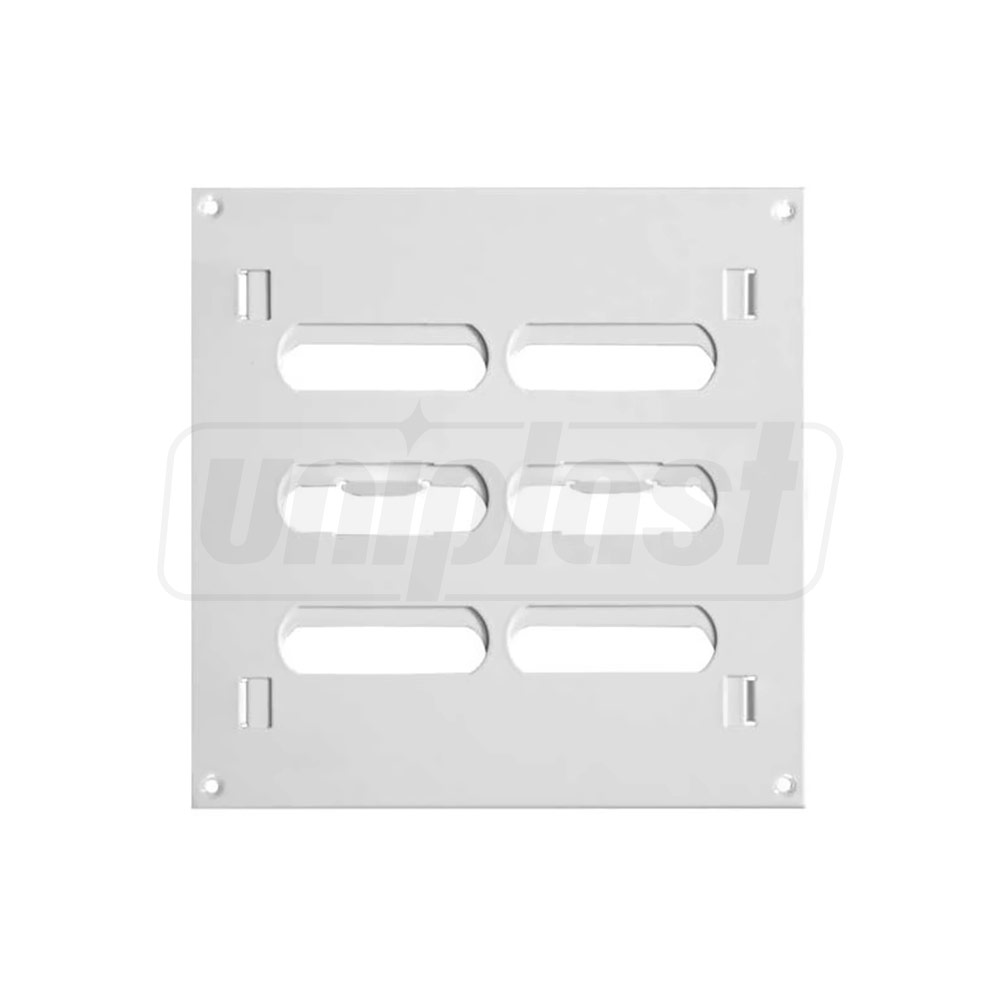Grila ventilatie metal patrata 150 x 150 mm reglabila MR1515R  EUROPLAST