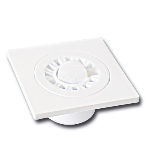 Sifon de pardoseala PP D. 50 vertical (alb) (100 x 100 x 45 mm) YSZ03  GPD