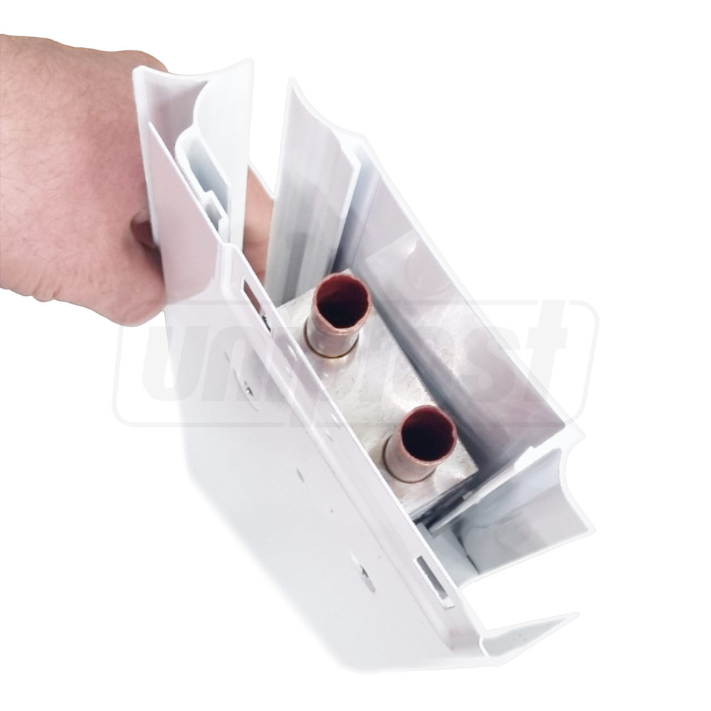 Calorifer de plinta 16/2000 (H=160 х 40 mm) alb  ТЕРМІЯ