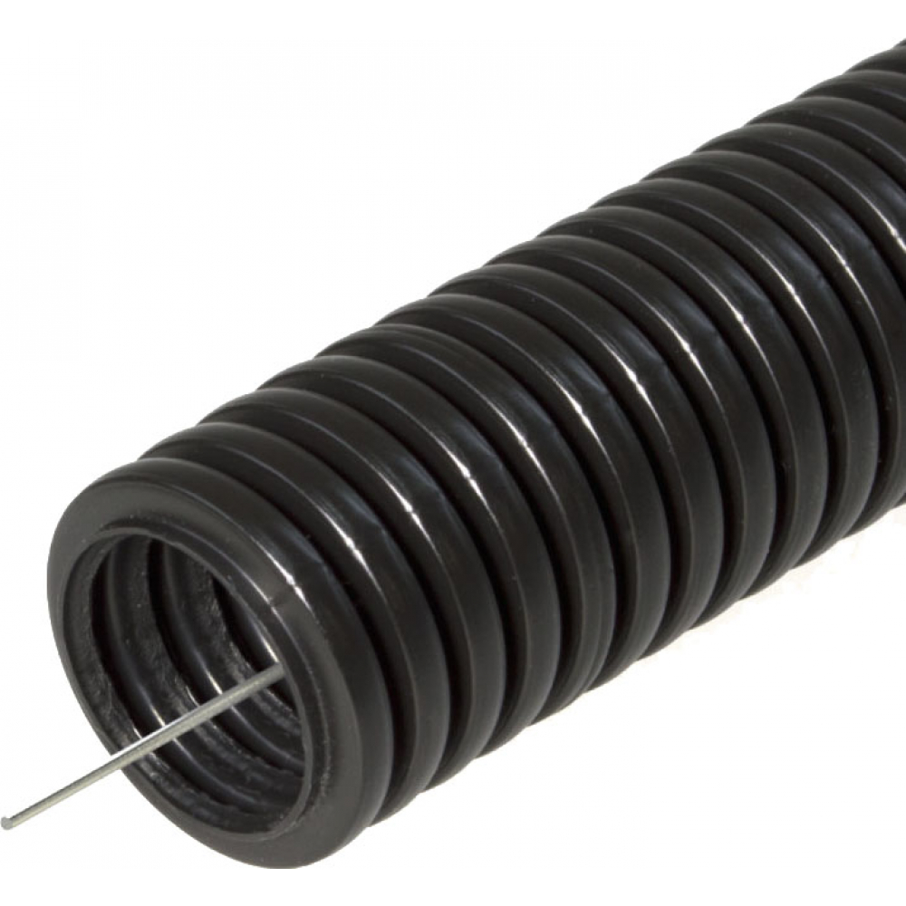 Teava D. 20 PVC gofrat cu sonda (tip greu) L=100 m 600N