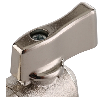 Robinet coltar cu bila D. 1/2" x 1/2" FE PN16 alama nichelata  ITAP