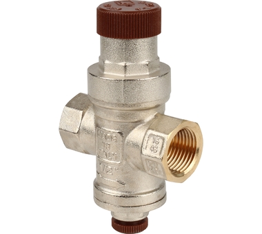 Reductor de presiune D.  1/2" FI/FI PN15 cu iesire pentru manometru D. 1/4" Art. 361  ITAP