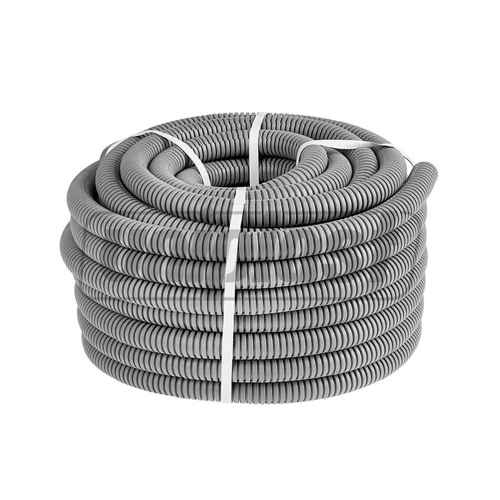 Teava D.32 PVC gofrat cu sonda L=50 m (gri/alba/neagra) 320N