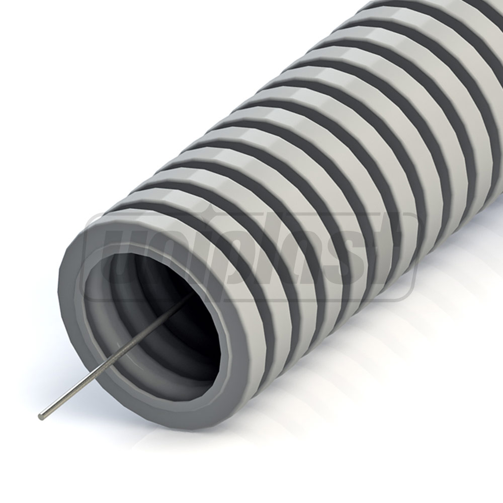 Teava D.32 PVC gofrat cu sonda L=50 m (gri/alba/neagra) 320N