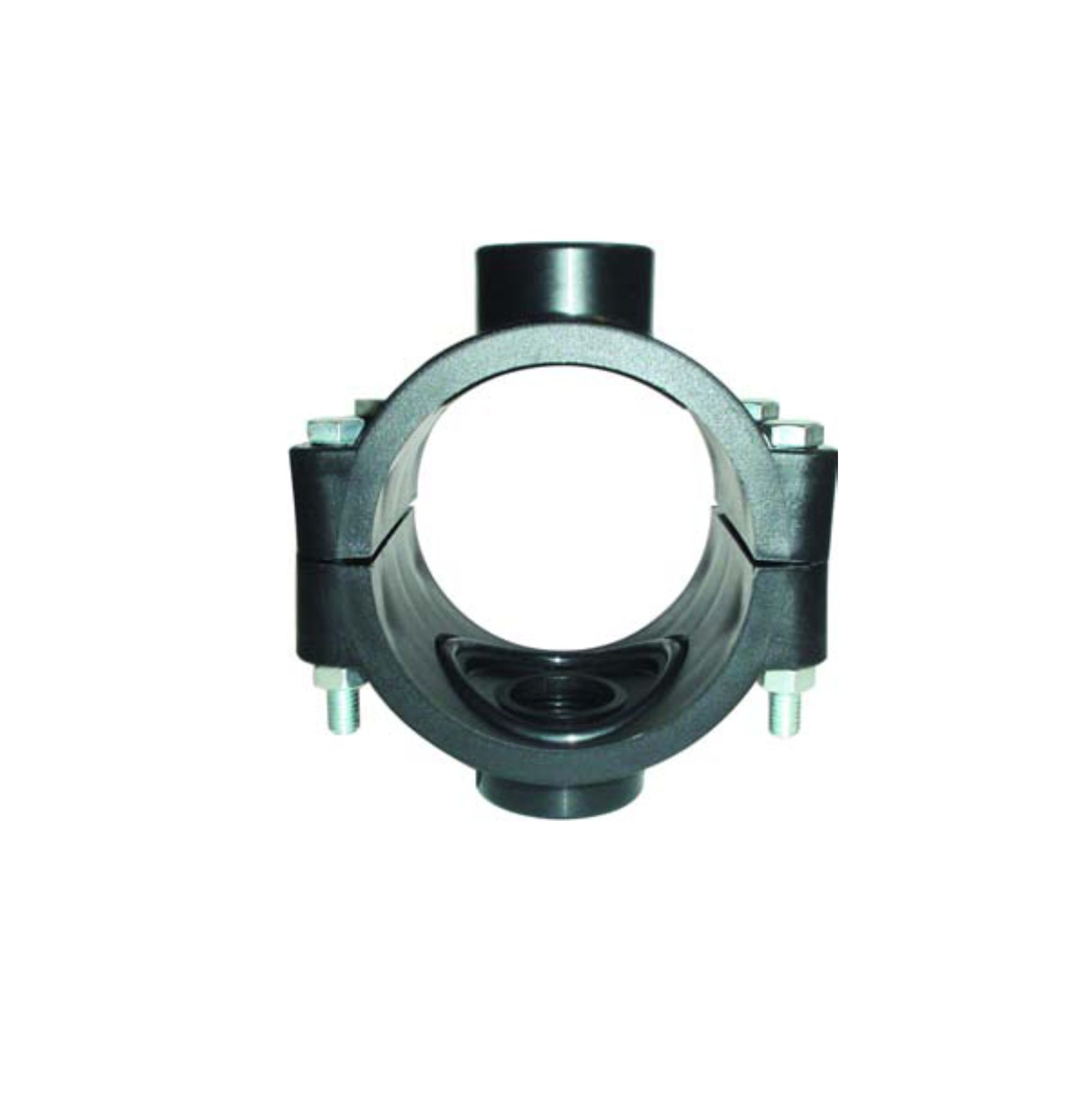 Piesa bransare dubla teava PEHD D. 40 x 1/2" x 1/2" / 16 A cu 2 suruburi  SAB