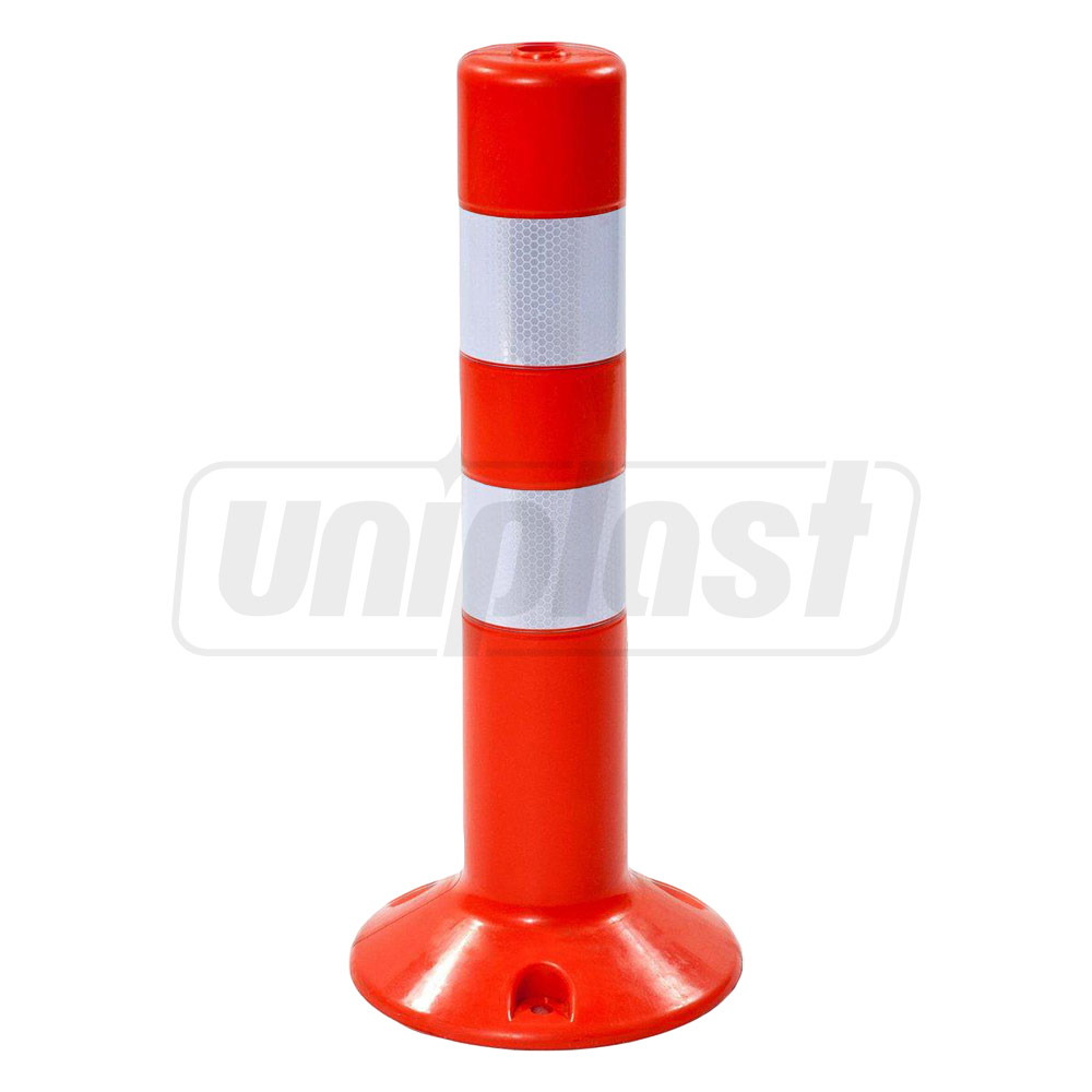 Stalp antiparcare mobil reflectorizant H=45 cm (3 bolturi in set)