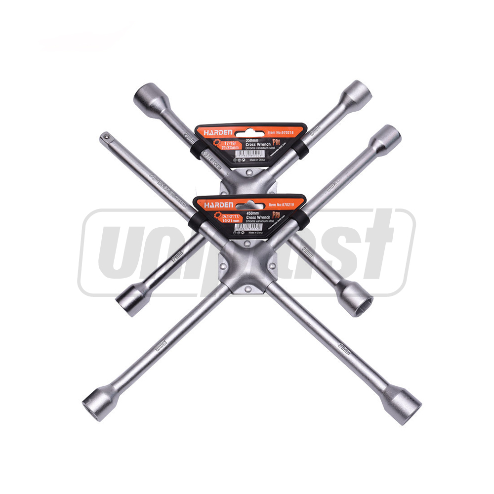 Cheie cruce pentru roti 14" (17 x 19 x 21 mm) Pro  HARDEN