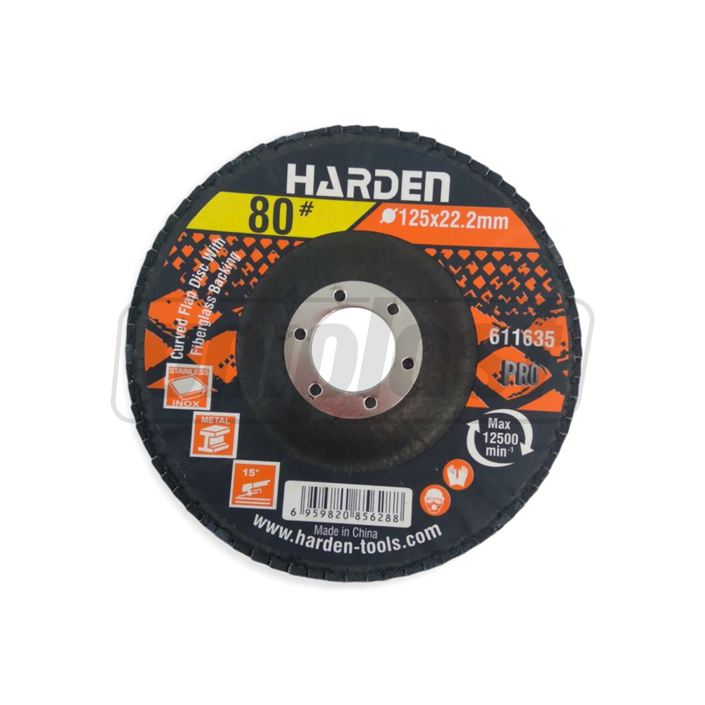 Диск зачистной лепестковый 125 x 22.2 x 80 мм Pro  HARDEN