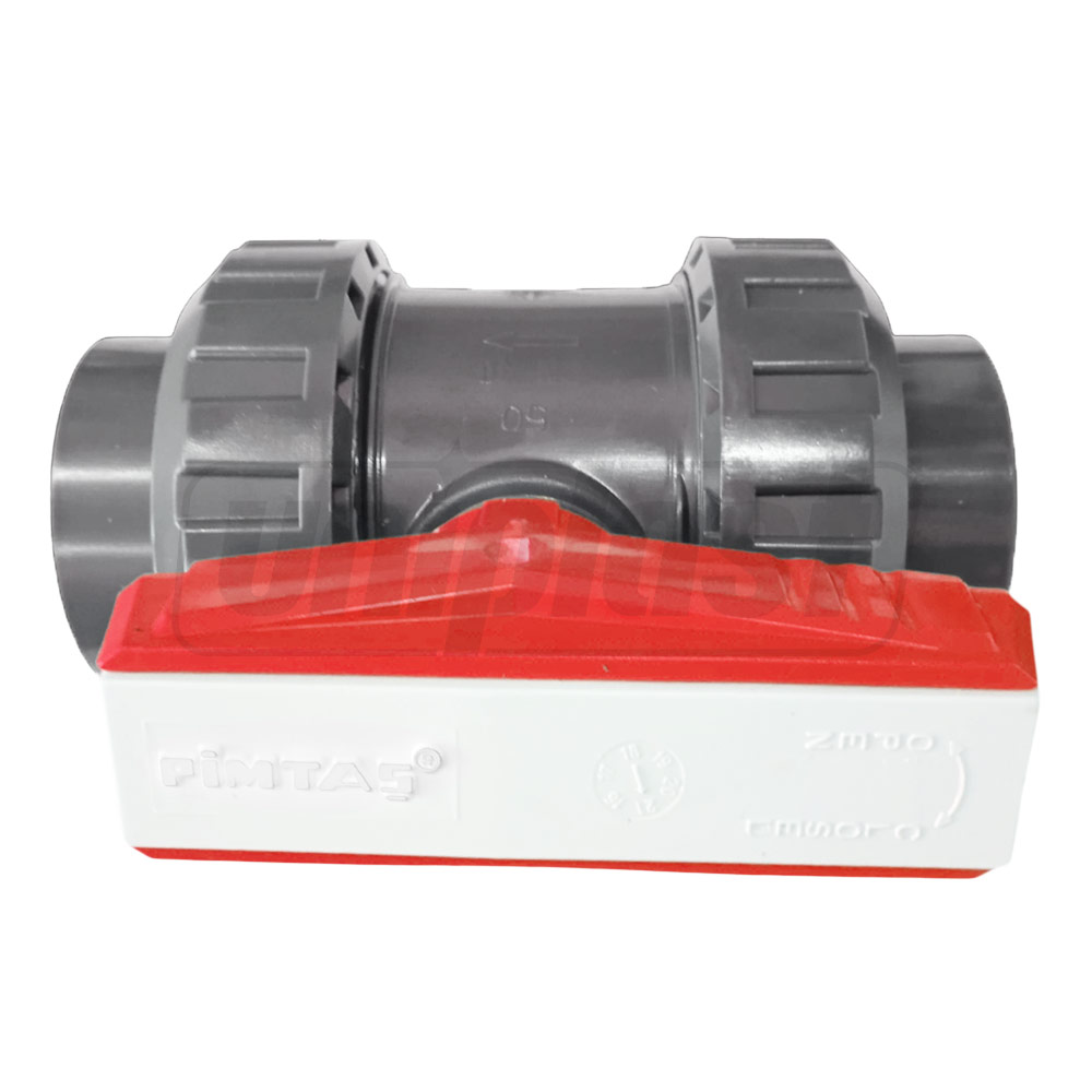 Robinet bila PVC lipire pentru acid D. 63 Art. 205000632  PIMTAS