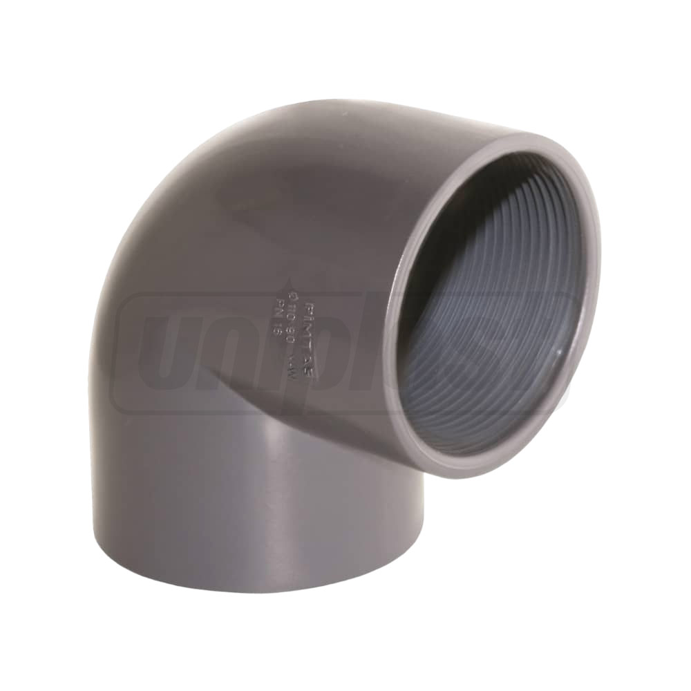Cot PVC lipire 90° D. 32 x 1" FI Art. 500100322  PIMTAS