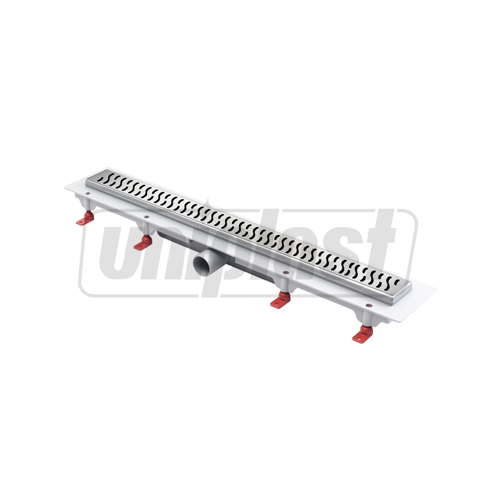 Rigola de dus lineara set 650 x 60 mm D. 40 x 90° HARMONY mat  CHUDEJ