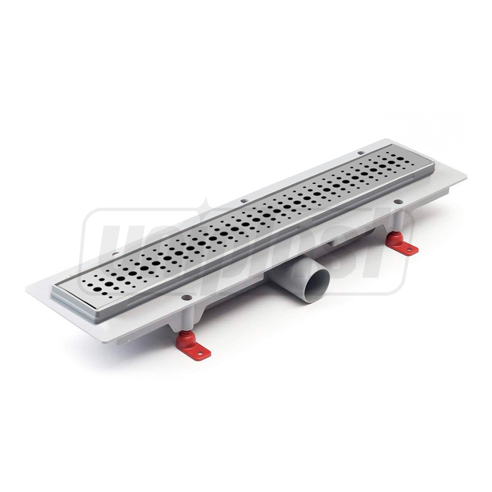 Rigola de dus lineara set 550 x 60 mm D. 40 x 90° BASIK mat  CHUDEJ