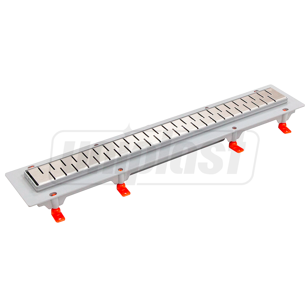 Rigola de dus lineara set 750 x 60 mm D. 40 x 90° MEDIUM mat  CHUDEJ
