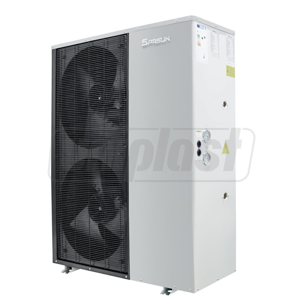 Pompa de caldura Monobloc aer/apa 19.8 kW, controler: SPRSUN, compressor: Panasonic, R32 EVI DC INVERTER 380V/3PH/50HZ  SPRSUN