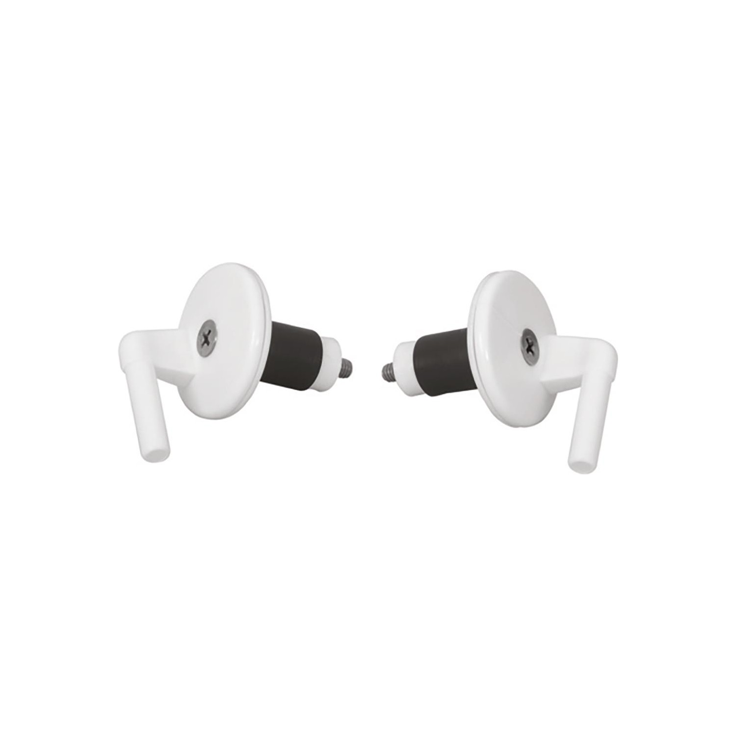 Set fixare capac WC (L=80 mm) plastic (lungi) PL