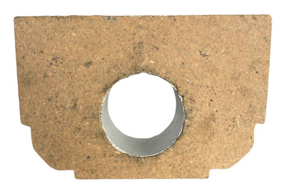 Set placa (2 buc.) capat fibrobeton 300x200 mm D.100 PVC pentru rigole 1000x200x300 mm (set 1 buc. exterioara + 1 buc. interioara) TR