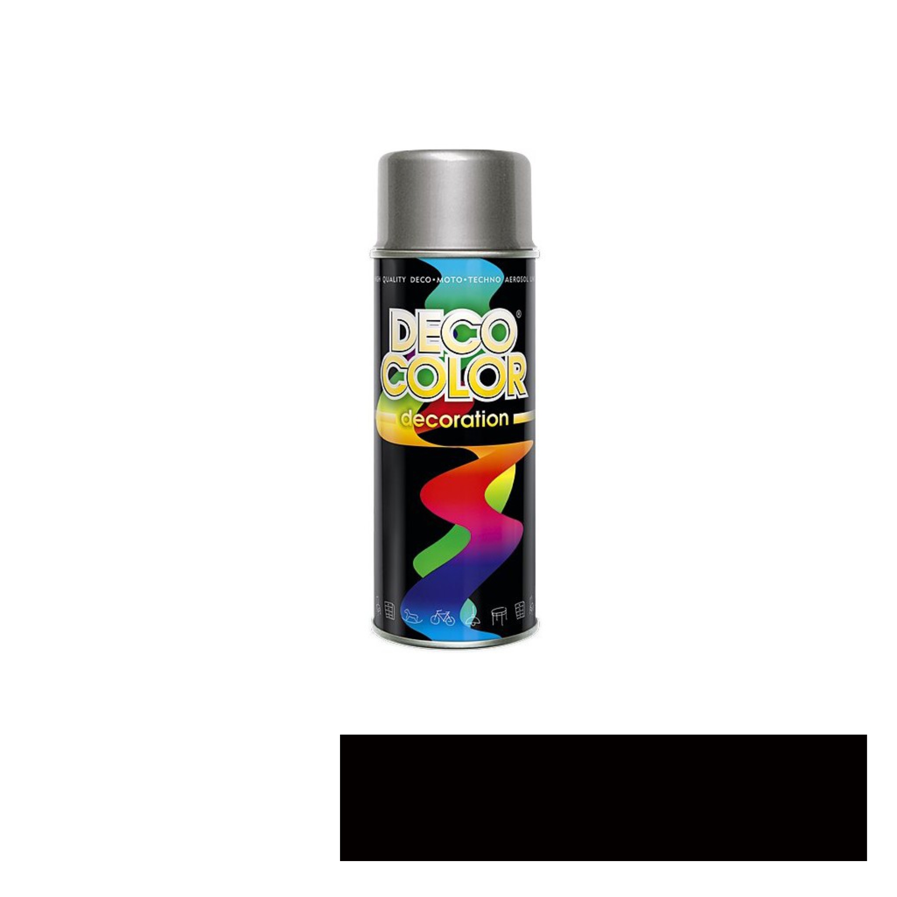Smalt-Spray RAL9005 BIODUR Acrilic (negru mat) 500 ml