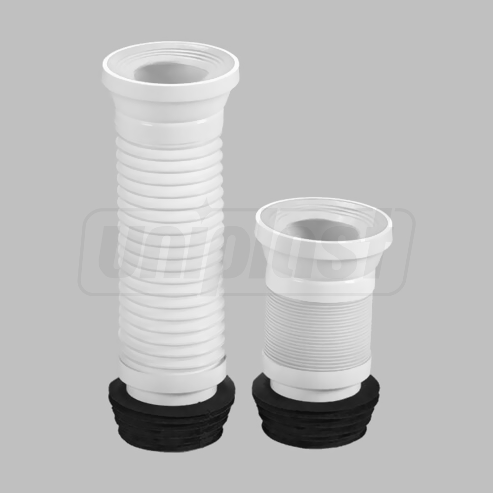 Racord WC flexibil extensibil, insertie inox cu manson D.110 L=40 mm  METLINE