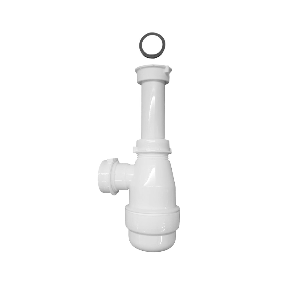 Sifon lavoar tip "butelie" D. 1.1/4" x 32 fara ventil  METLINE