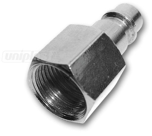 Cupla tata cu filet inerior FI D. 1/2" din otel cromat SE2-4PF/STEEL  BRADAS