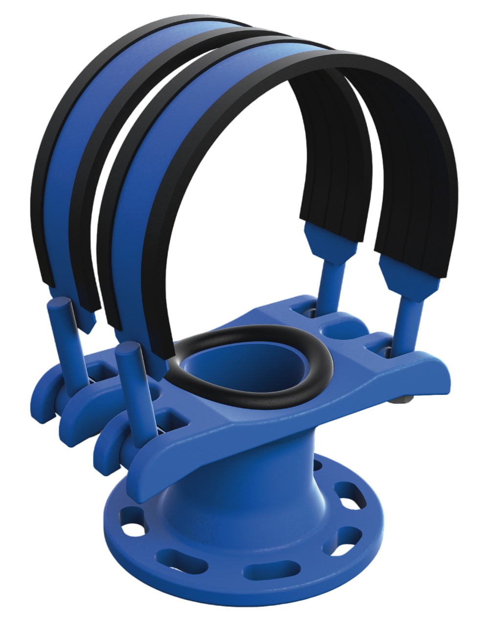 Adaptor flansa fonta larga toleranta pentru tevi otel/fonta D.200 (218-235) PN10 (8 gauri)  WATO