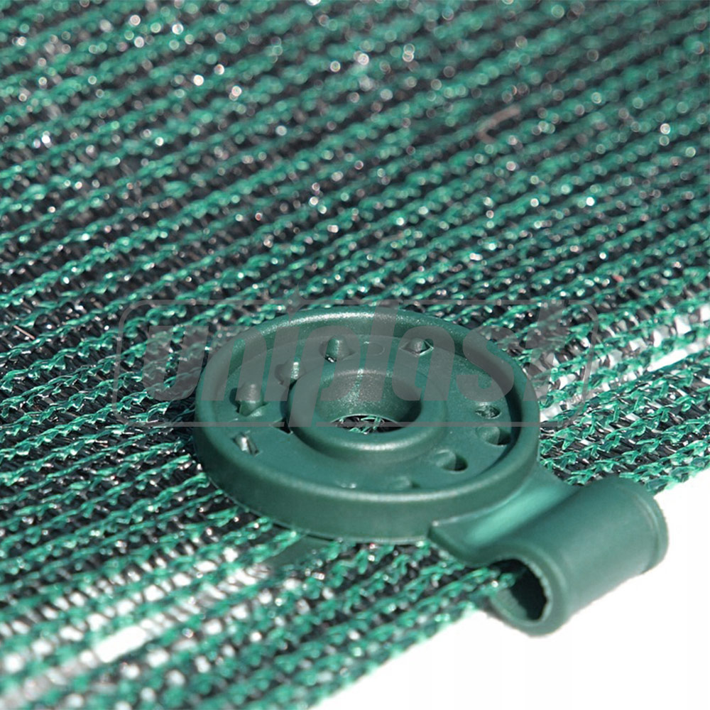 Clips plastic pentru plasa umbrire verde rotund BCK4-GR-L  BRADAS