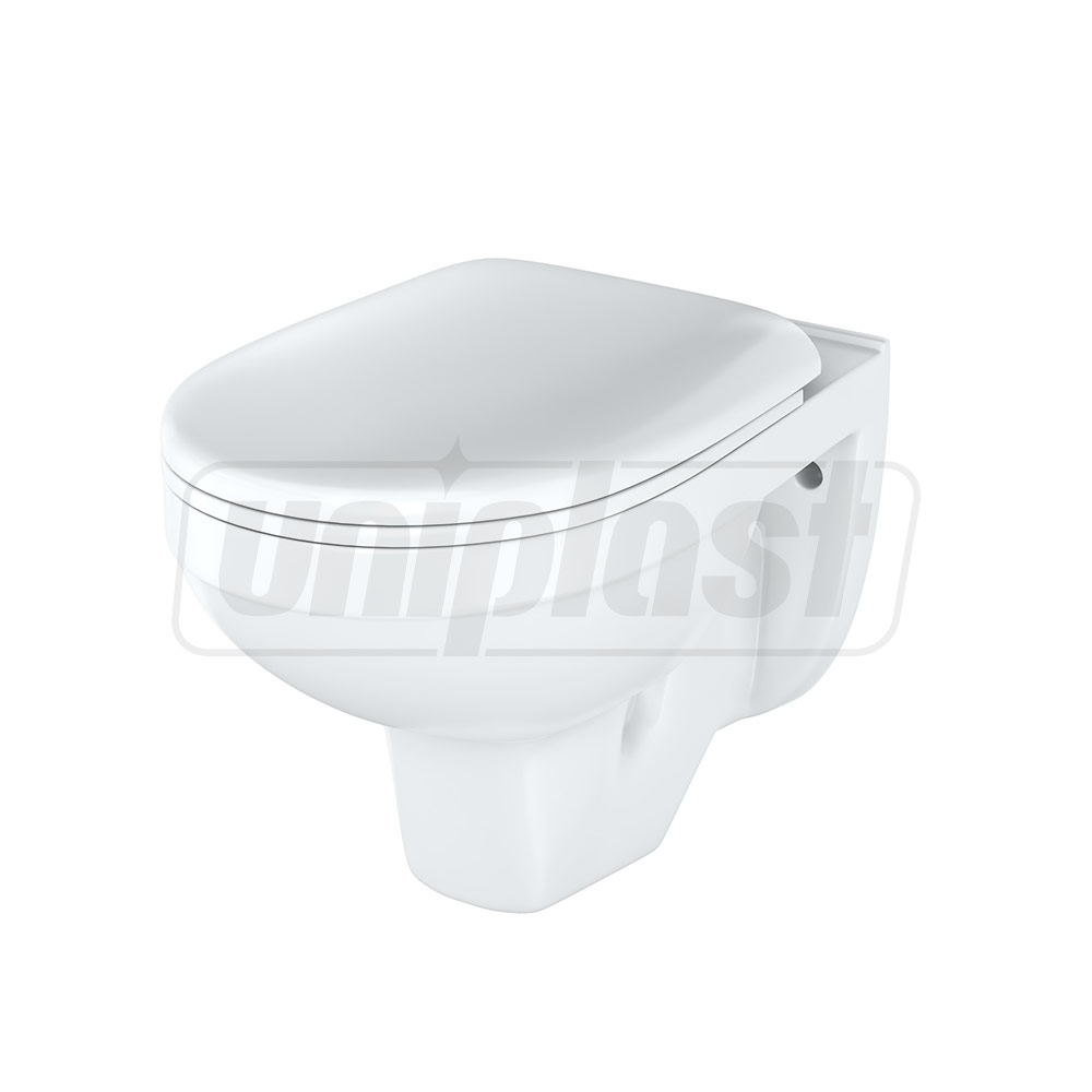 Vas WC suspendat cu capac soft close RIO LUX Rosa  KIROVIT SK (RU)