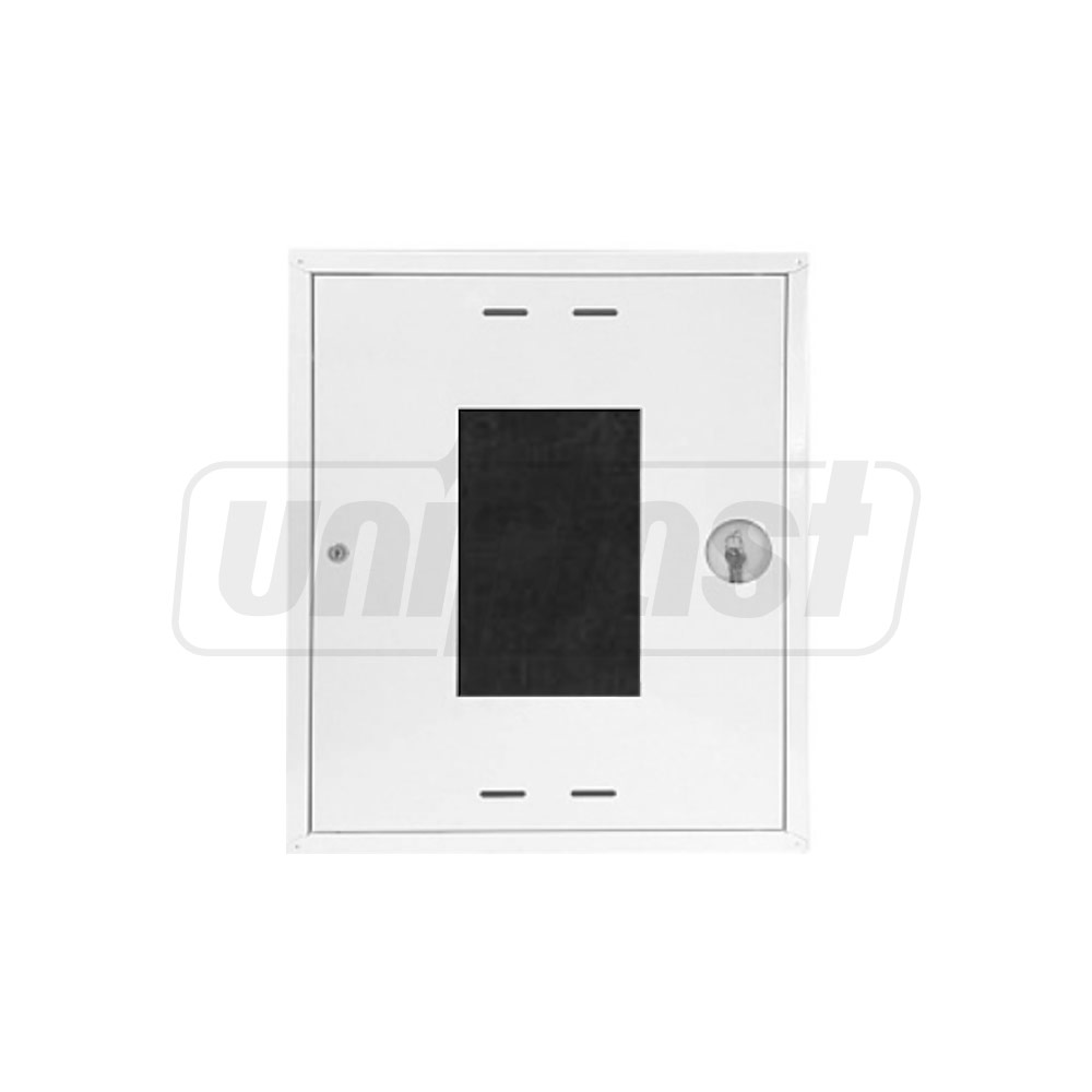 Cutie interior hidrant, neechipata, econom 650x540x230 mm (un compartiment cu suport pentru furtun) (alb) ШПК 310 НОБ  ФАЭКС