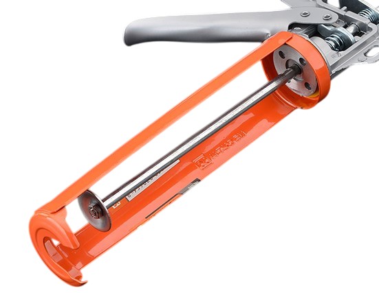 Pistol pentru silicon  9" 325/210 mm, otel, semideschis Pro  HARDEN