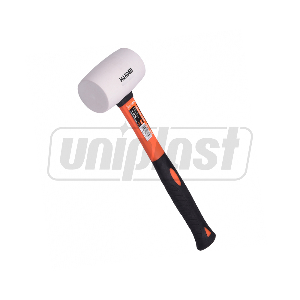 Ciocan de cauciuc 450 g, L=334 mm, W=95 mm, D. 57 (negru) Pro  HARDEN