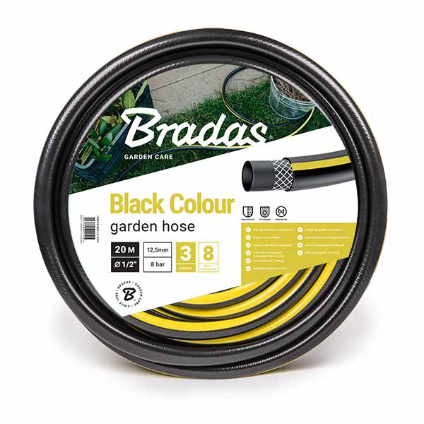 Шланг Black Colour D. 5/8" 8 bar поливочный WBC5/820  BRADAS L=20 м