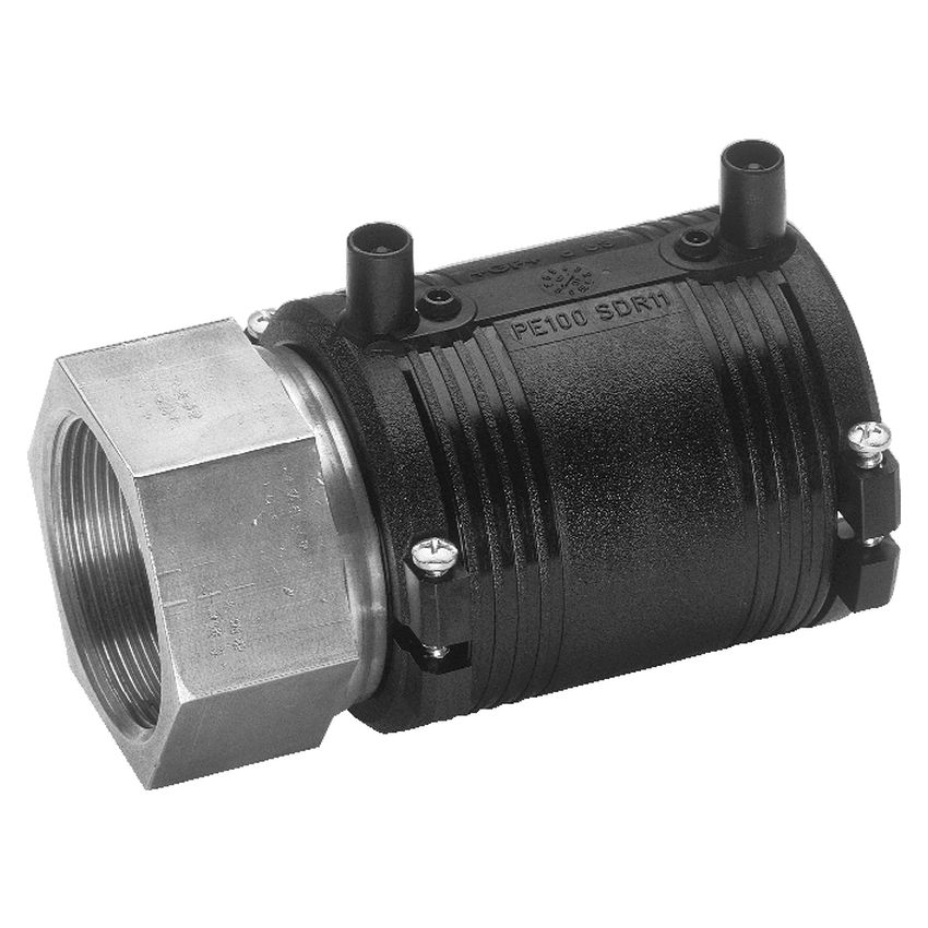 Переход e/f AG D. 32 x 1" Мама - латунь PE100 SDR11 PN16 39.5W  +GF+