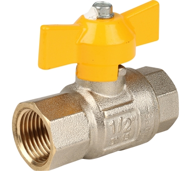 Robinet bila D.  1/2" FI/FI "GAZ" PN50 fluture 068B012  ITAP