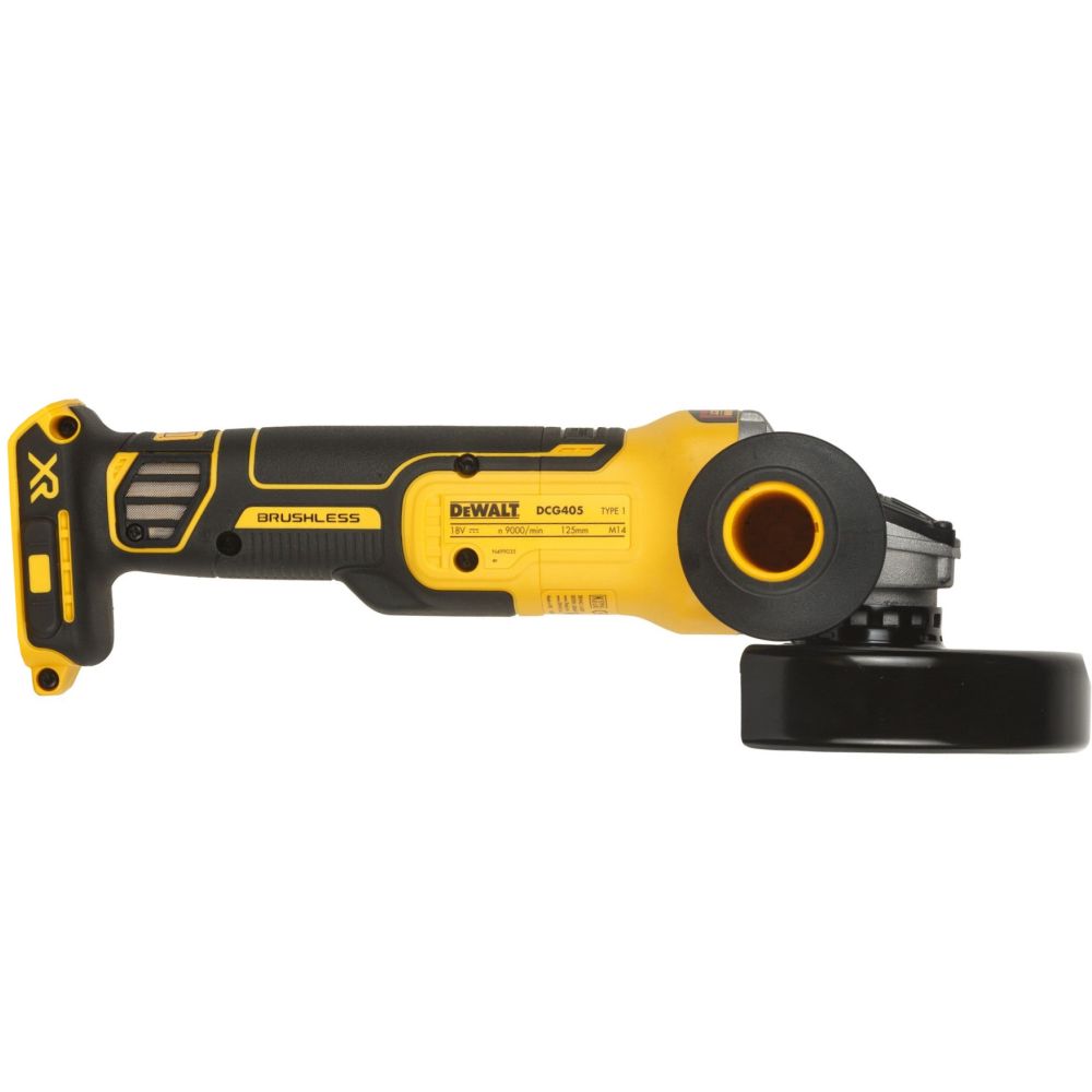 Шлифмашина угловая аккумуляторная DCG405NT 125 мм Li-lon 18V Promo  DEWALT