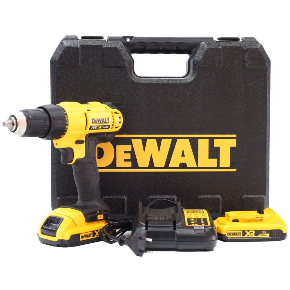 Masina de gaurit-insurubat cu acumulator DCD771D2 Li-lon 18V 2buc. x 2Ah 2 viteze  DEWALT