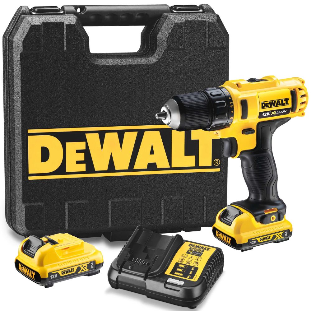 Masina de gaurit-insurubat cu acumulator DCD710D2 Li-lon 10.8V 2buc. x 2Ah 2 viteze  DEWALT