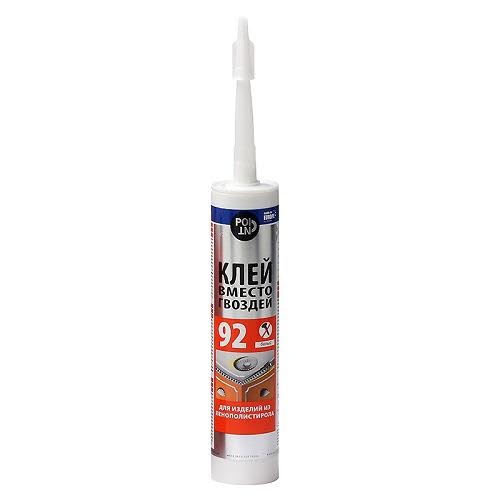 Adeziv ermetic 92 pentru articole din polistiren expandat 280 ml alb  POINT