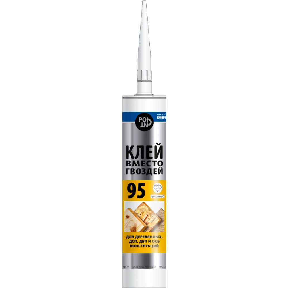 Adeziv 95 pentru panouri din lemn, PAL, PFL si OSB transparent 280 ml  POINT