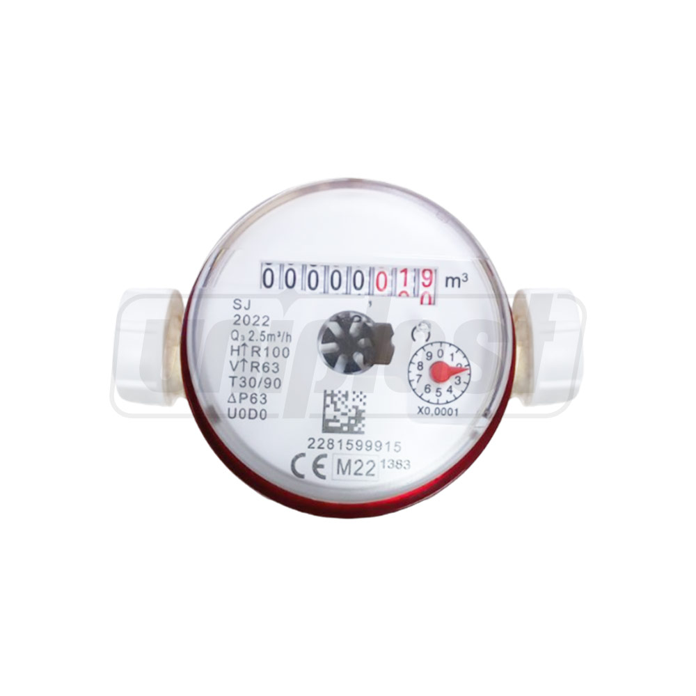 Contor D. 15SJ SDC Plus t° R-100 (clasa С) Qn 1.5-2.5 m³/h pentru apa calda