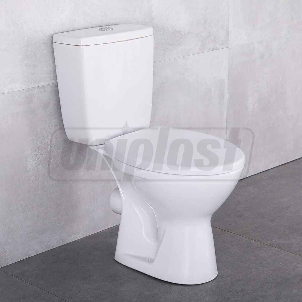Compact 3-6 L IVA cu alimentare inferioara / cot WC excentric cu capaс (fixatoare metal) (110203)  CERSANIT
