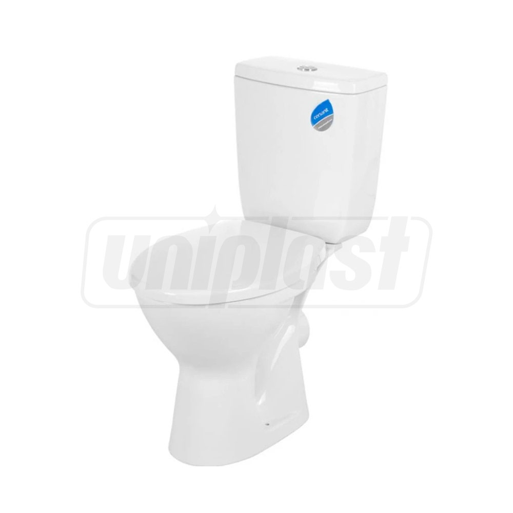 Compact 3-6 L IVA cu alimentare inferioara / cot WC excentric cu capaс (fixatoare metal) (110203)  CERSANIT